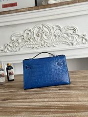 Hermès Kelly Pochette Crocodile HM0094 Size 21x12x6cm - 5