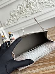 Hermès Kelly Pochette Crocodile HM185 Size 21x12x6cm - 5