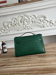 Hermès Kelly Pochette Crocodile HM189 Size 21x12x6cm - 2