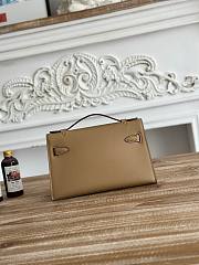 Hermès Kelly Pochette Rouge HM0041 Size 21x12x6cm - 2