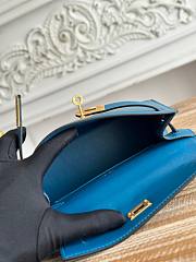 Hermès Kelly Pochette Rouge HM0046 Size 21x12x6cm - 6