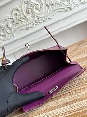 Hermès Kelly Pochette Rouge HM0156 Size 21x12x6cm - 3