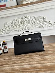 Hermès Kelly Pochette Rouge HM0158 Size 21x12x6cm - 3