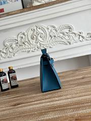 Hermès Kelly Pochette Rouge HM0160 Size 21x12x6cm - 5