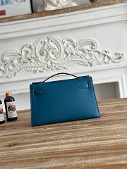 Hermès Kelly Pochette Rouge HM0160 Size 21x12x6cm - 2