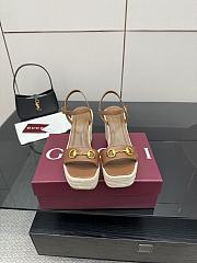 Gucci Hisley Wedge Sandals GG3119 - 3