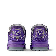 LV Trainer Sneaker Purple Sparkling - 5