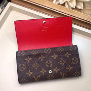 LV SARAH WALLET M63424 Size 19x10x2cm - 6