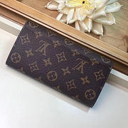 LV SARAH WALLET M63424 Size 19x10x2cm - 5