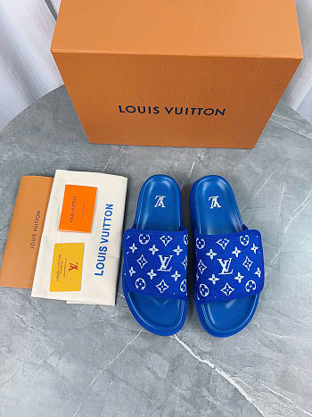 Louis Vuitton Miami Mule Blue 1ABFUQ