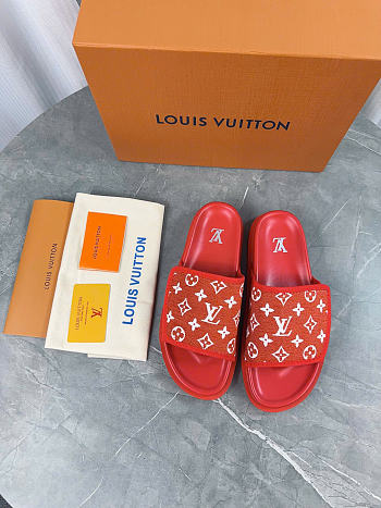 Louis Vuitton Miami Mule Red 1ABFUB