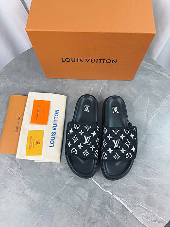 Louis Vuitton Miami Mule Black 1ABFTW