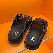 Louis Vuitton Trainer Mule Black Yellow 4ABM0M - 5