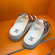 Louis Vuitton Trainer Mule Silver 2ABN07 - 6