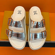 Louis Vuitton Trainer Mule Silver 2ABN07 - 4