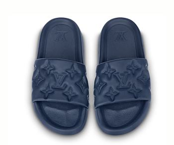 Louis Vuitton Waterfront Mule Marine 1ABMX4