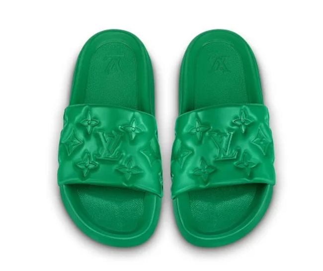 Louis Vuitton Waterfront Mule Green 1AA5OH - 1