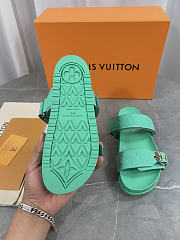 Louis Vuitton Bom Dia Flat Comfort Mule Vert d'eau 1AB38Z - 2