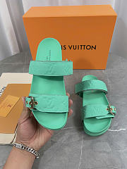 Louis Vuitton Bom Dia Flat Comfort Mule Vert d'eau 1AB38Z - 3