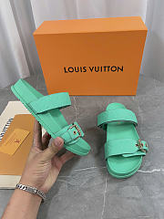 Louis Vuitton Bom Dia Flat Comfort Mule Vert d'eau 1AB38Z - 4