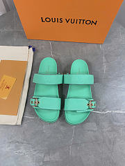 Louis Vuitton Bom Dia Flat Comfort Mule Vert d'eau 1AB38Z - 6