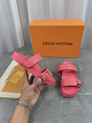 Louis Vuitton Bom Dia Flat Comfort Mule Pink 1AB38J - 2