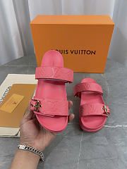 Louis Vuitton Bom Dia Flat Comfort Mule Pink 1AB38J - 3