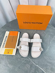 Louis Vuitton Bom Dia Flat Comfort Mule Ivory 1ABVNY - 5