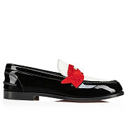  Christian Louboutin Penny Loafers Patent Calf Leather  - 3