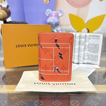 Louis Vuitton Wallet LVP380 Size 7.5x1x11cm