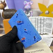 Louis Vuitton Wallet LVP381 Size 7.5x1x11cm - 4