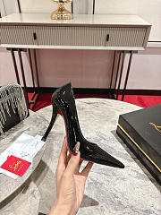 Christian Louboutin High Heels Glossy Leather D8854 (10cm) - 6