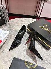 Christian Louboutin High Heels Glossy Leather D8854 (10cm) - 2