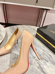 Christian Louboutin High Heels Glossy Leather D8855 (10cm) - 4
