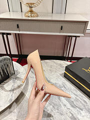 Christian Louboutin High Heels Glossy Leather D8855 (10cm) - 3