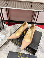 Christian Louboutin High Heels Glossy Leather D8855 (10cm) - 5