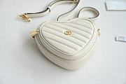 Gucci Heart Shoulder Bag G3004 Size 20x17x6cm - 3