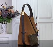 LV Hobo Bag MM Tan Brown Size 31x35x18cm - 6