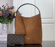 LV Hobo Bag MM Tan Brown Size 31x35x18cm - 3