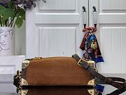 LV Side Trunk Tan Brown Size 23x16x8cm - 6