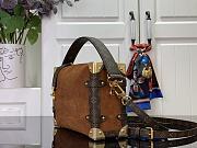 LV Side Trunk Tan Brown Size 23x16x8cm - 5