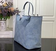 LV Neverfull Denim Blue LV3218 Size 60x38x23cm - 6