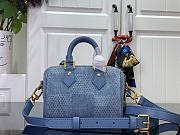 LV Speedy 18 Bandoulière Denim LV6250 Size 18x12x10cm - 4