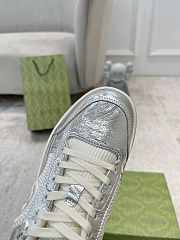 Gucci Mac80 Sneakers Metallic Silver ‎750834 AACA9 8141 - 2