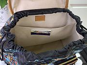 LV Montsouris Cargo Backpack Marina Blue Size 40x17x34cm - 6