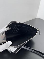 Balenciaga Passport 2 Tickets Leather Wallet Size 21x2x12cm - 2