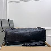 Balenciaga Cyclamen Leather B525 Size 38x25x14cm - 5