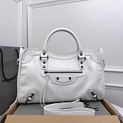 Balenciaga Cyclamen Leather B526 Size 38x25x14cm - 1