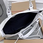 Balenciaga Cyclamen Leather B526 Size 38x25x14cm - 6