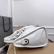 Balenciaga Cyclamen Leather B526 Size 38x25x14cm - 5